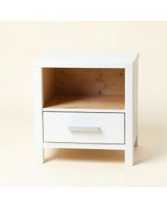 Alder Crossing Nightstand - White (synthetic illustration; no displayed measurements)