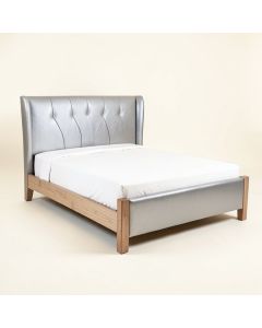 Loucks Wooden Upholstered Sleigh Bed (synthetic illustration; no displayed measurements)