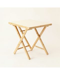 Moss Branch Compact Balcony Table - Cream (synthetic illustration; no displayed measurements)