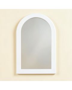 Ash Branch Framed Wall Mirror - White (synthetic illustration; no displayed measurements)