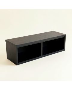 Meadow Bend Shoe Storage Bench - Black (synthetic illustration; no displayed measurements)