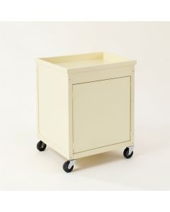 Slate Branch Empty Rolling Workshop Cart - Cream (synthetic illustration; no displayed measurements)