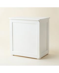 Reed Arc Freestanding Laundry Folding Counter - White (synthetic illustration; no displayed measurements)