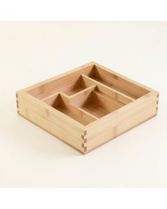 Juniper Bluff Empty Pantry Drawer Organizer Insert - Beige (synthetic illustration; no displayed measurements)