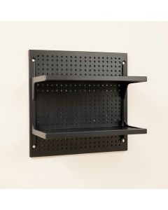 Elm Dale Empty Wall-Mounted Tool Organizer Panel - Black (synthetic illustration; no displayed measurements)