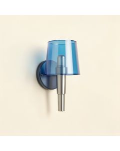 Meadow Bridge Wall Sconce Mounted On A Plain Wall - Blue (synthetic illustration; no displayed measurements)