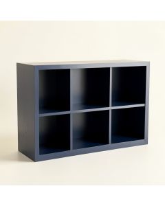 Bay Bridge Freestanding Bookcase - Navy (synthetic illustration; no displayed measurements)