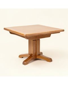 35 '' 4 - Player Oak Card Table (synthetic illustration; no displayed measurements)