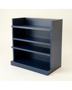 Oak Crest Desktop Shelving Unit - Navy (synthetic illustration; no displayed measurements)