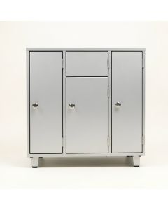 High Security 5 Door Front Load 4C Horizontal Mail Center (synthetic illustration; no displayed measurements)