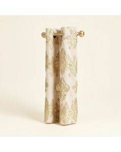 Mithchell Fleur De Lis Medallion Curtain Holdback (synthetic illustration; no displayed measurements)