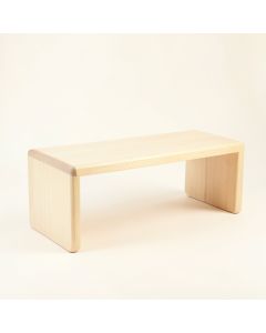 River Bend Indoor Bench - Ivory (synthetic illustration; no displayed measurements)