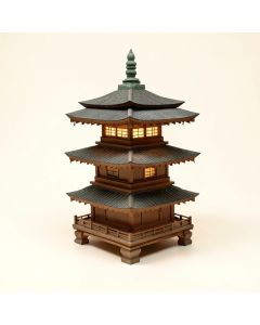 Pagoda Solar Powered Led Pathway Light Pack (synthetic illustration; no displayed measurements)