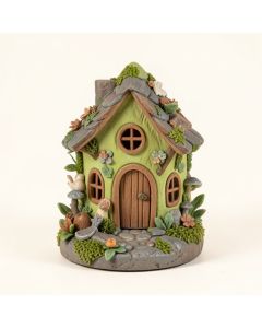 Cottage Statue Fairy Garden (synthetic illustration; no displayed measurements)
