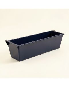 Lake Canyon Empty Railing Planter With Integral Brackets - Navy (synthetic illustration; no displayed measurements)