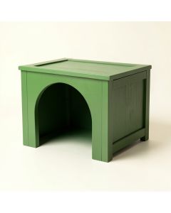 Alder Bridge Empty Furniture-Style Litter Enclosure - Green (synthetic illustration; no displayed measurements)