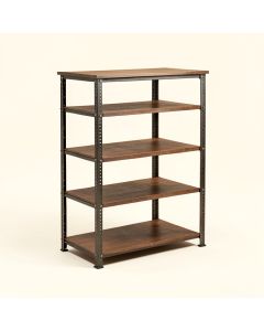 4-Tier Shelves Industrial Writing (synthetic illustration; no displayed measurements)