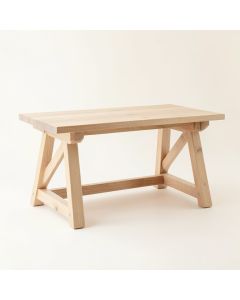 Hill Crest Empty Workshop Workbench - Beige (synthetic illustration; no displayed measurements)