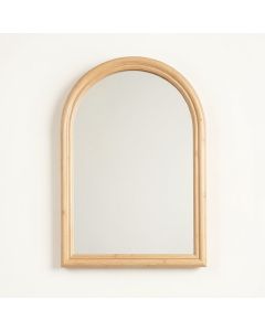 Ridge Crest Framed Wall Mirror - Beige (synthetic illustration; no displayed measurements)