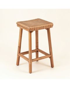 Enloe Wicker 28.75 '' Patio Bar Stool (synthetic illustration; no displayed measurements)