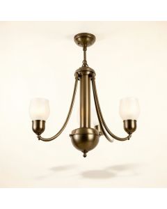 Fulton 3 - Light Shaded Classic / Traditional Chandelier (synthetic illustration; no displayed measurements)