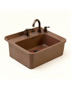 Evenweave Design On Alcott 25 '' L X 22 '' W X 8-5/8 '' Under-Mount Kitchen Sink With 5 Faucet Holes (synthetic illustration; no displayed measurements)