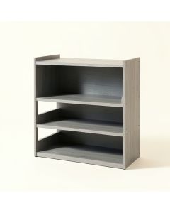 Clay Bluff Desktop Shelving Unit - Gray (synthetic illustration; no displayed measurements)
