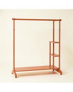 Briar Crest Empty Garment Rack - Terracotta (synthetic illustration; no displayed measurements)