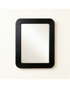 Flint Bluff Framed Wall Mirror - Black (synthetic illustration; no displayed measurements)