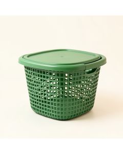 Moss Arc Laundry Hamper - Green (synthetic illustration; no displayed measurements)