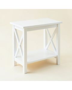 Hazel Canyon Side Table - White (synthetic illustration; no displayed measurements)