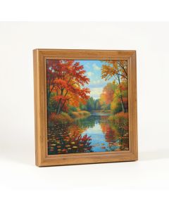 Autumn At Argenteuil By Claude Monet - Picture Frame Painting On Canvas (synthetic illustration; no displayed measurements)