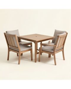 Bolesworth Outdoor 3 Piece Bistro Set With Cushions (synthetic illustration; no displayed measurements)