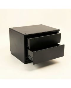 Fern Dell Small-Parts Storage Drawer Cabinet - Black (synthetic illustration; no displayed measurements)
