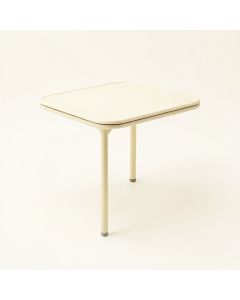 Reed Branch Compact Balcony Table - Ivory (synthetic illustration; no displayed measurements)