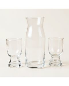 Kaler Monogram Presentation 5 Piece Whiskey Decanter Set (synthetic illustration; no displayed measurements)