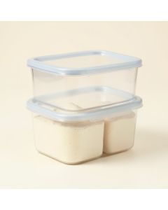 Airtight For Flour And Sugar 2 Container Food Storage Set (synthetic illustration; no displayed measurements)