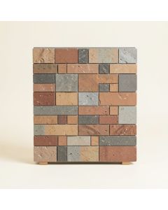 Brick Random Sized 0.6 '' X 1 '' Mosaic Tile (synthetic illustration; no displayed measurements)