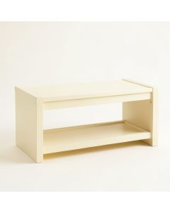 Clay Field Indoor Bench - Cream (synthetic illustration; no displayed measurements)
