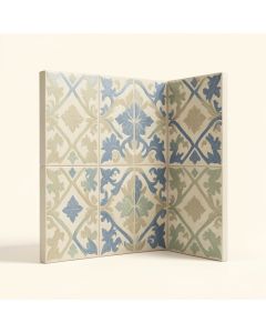 Royalty 18 '' X 18 '' Ceramic Patterned Wall & Floor Tile (synthetic illustration; no displayed measurements)