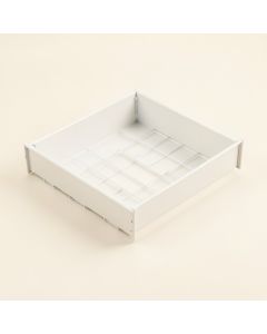 Harbor Brook Empty Under-Desk Cable Tray - White (synthetic illustration; no displayed measurements)