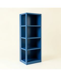 Cove Edge Narrow Cubby Tower - Blue (synthetic illustration; no displayed measurements)