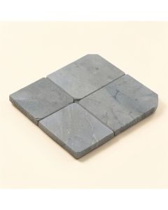 Courtyard 11.8 '' X 11.8 '' Stone Interlocking Deck Tiles In Gray (synthetic illustration; no displayed measurements)