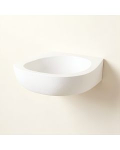Stone Falls Wall-Mounted Cat Perch - White (synthetic illustration; no displayed measurements)