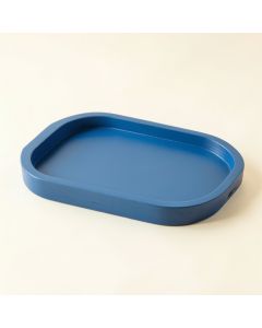 Cedar Bluff Serving Tray - Blue (synthetic illustration; no displayed measurements)