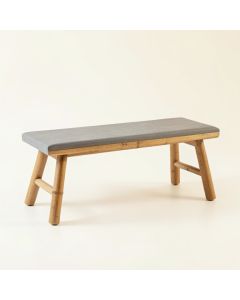 Wren Crossing Indoor Bench - Gray (synthetic illustration; no displayed measurements)