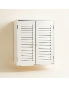 Aspen Edge Wall-Mounted Laundry Cabinet - White (synthetic illustration; no displayed measurements)