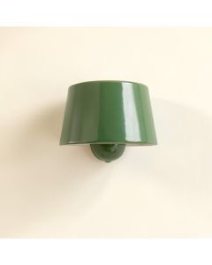 Harbor Bridge Wall Sconce Mounted On A Plain Wall - Green (synthetic illustration; no displayed measurements)