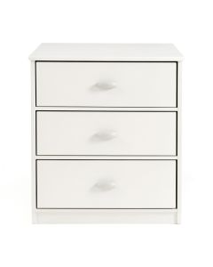 Fabela 3 - Drawer Nightstand In Bright White (synthetic illustration; no displayed measurements)