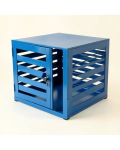 Cliff Bluff Empty Furniture-Style Pet Crate - Blue (synthetic illustration; no displayed measurements)